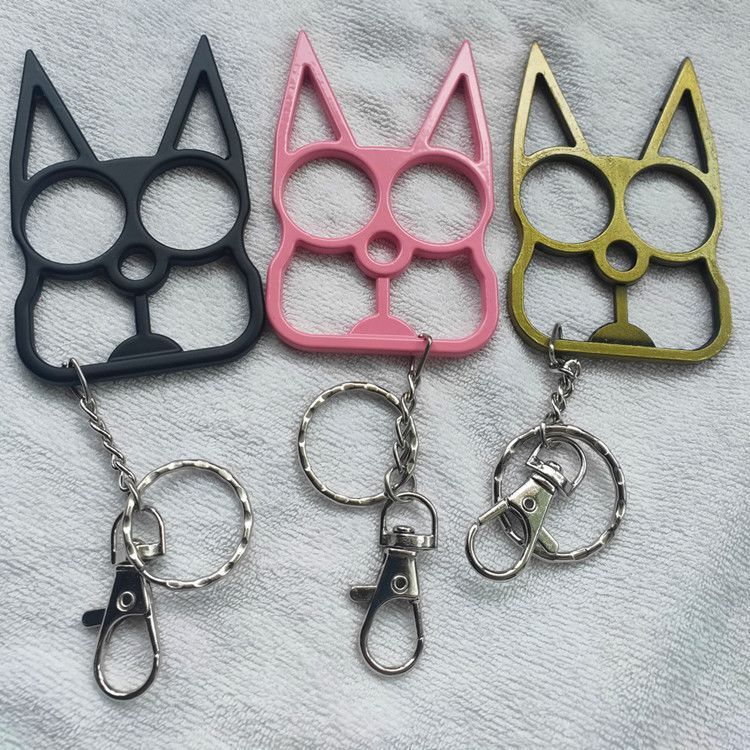 Wanli พวงกุญแจป้องกันตัวเองป้องกัน Badman Finger Tiger Finger Girl อุปกรณ์ป้องกันตัวเองหน้าต่าง Brea