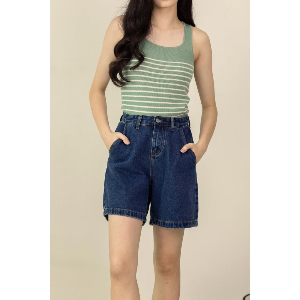 BOHEME DENIM SHORTS [ 2 สี ]