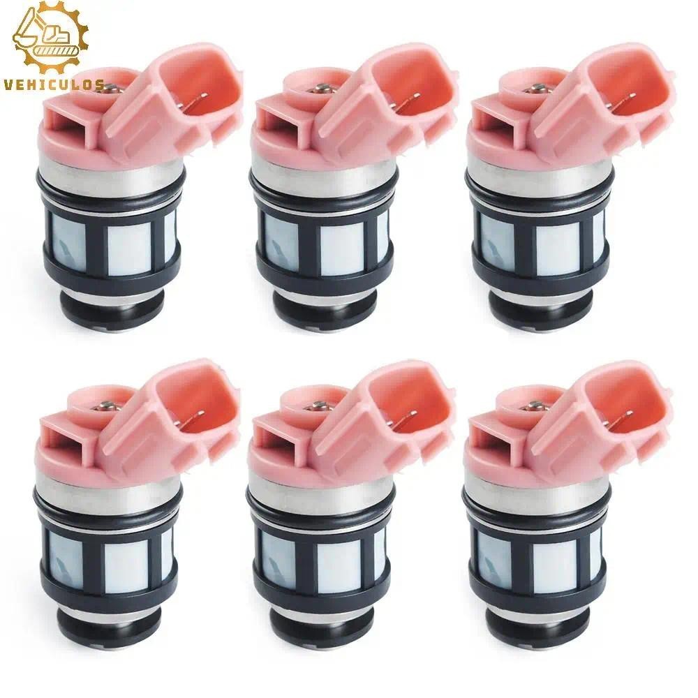 16600-9S200 16600-9S205 16600-1B000 ​6PCS หัวฉีดน้ํามันเชื้อเพลิงสําหรับ Nissan 3.0L 3.3L VG30E VG33