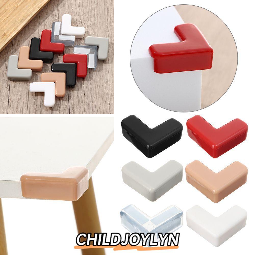 CHILDJOYLYN 4 ชิ้นป้องกันขอบเด็กทารกโต๊ะรักษาความปลอดภัยแถบป้องกันการชนกัน
