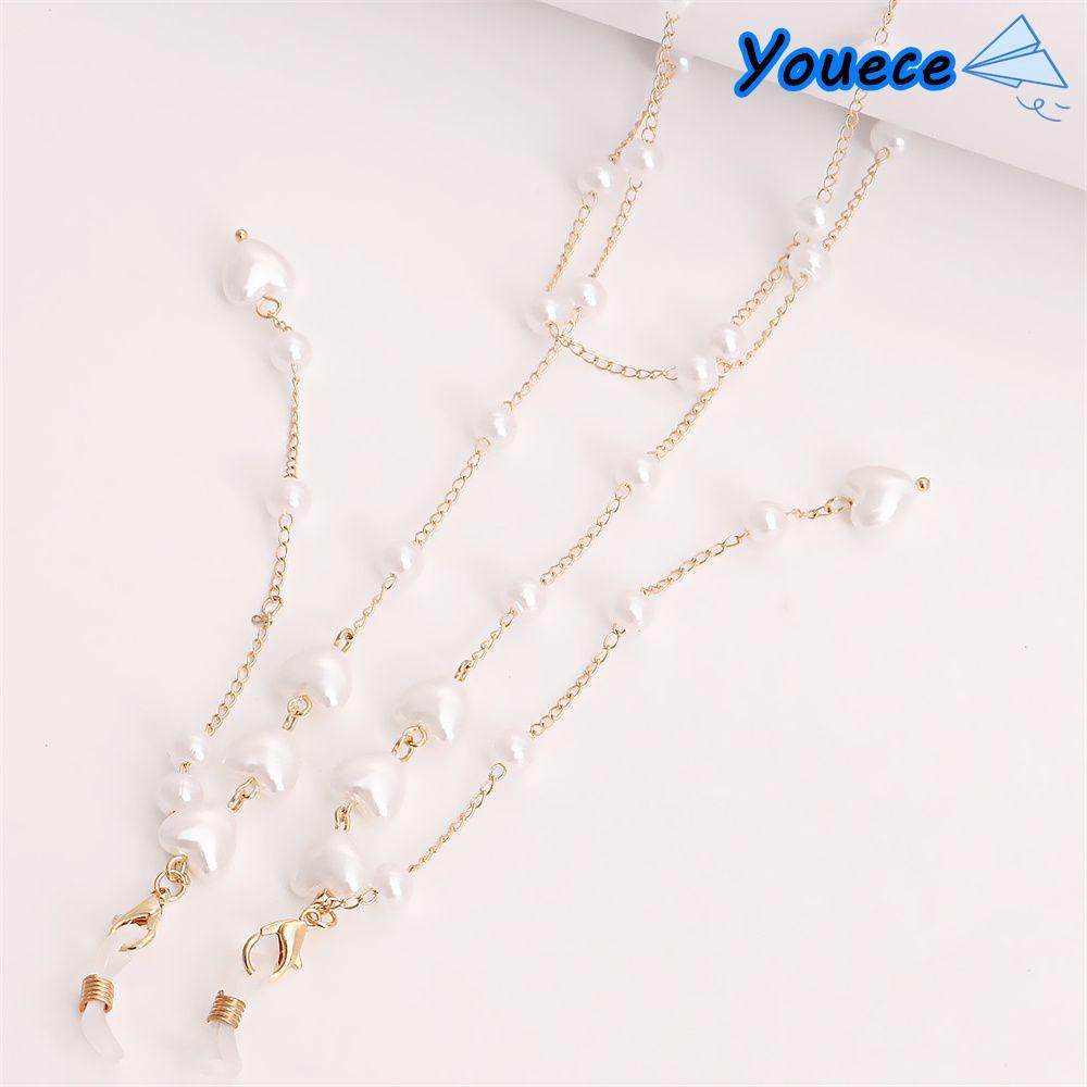 YOUECE Antiskid Losing Chain Anti Slip Women Face Lanyard Neck Chain สายคล้องแว่น