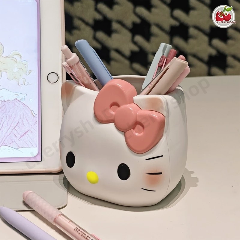 ที่ใส่ปากกา การ์ตูนมินิน่ารัก สไตล์คาแรคเตอร์แมว เหมาะสำหรับเด็ก นักเรียน และสายโต๊ะทำงานคิ้วท์ thumbnail 4