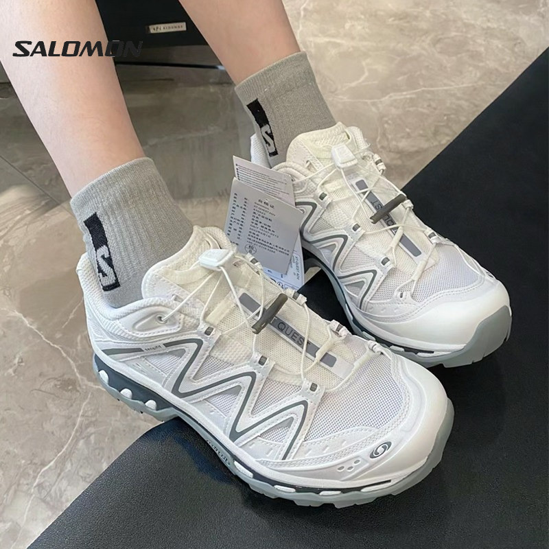 [คลังสินค้าพร้อม] Salomon XT-Quest White Outdoor Leisure Sports Frisbee Shoes410523