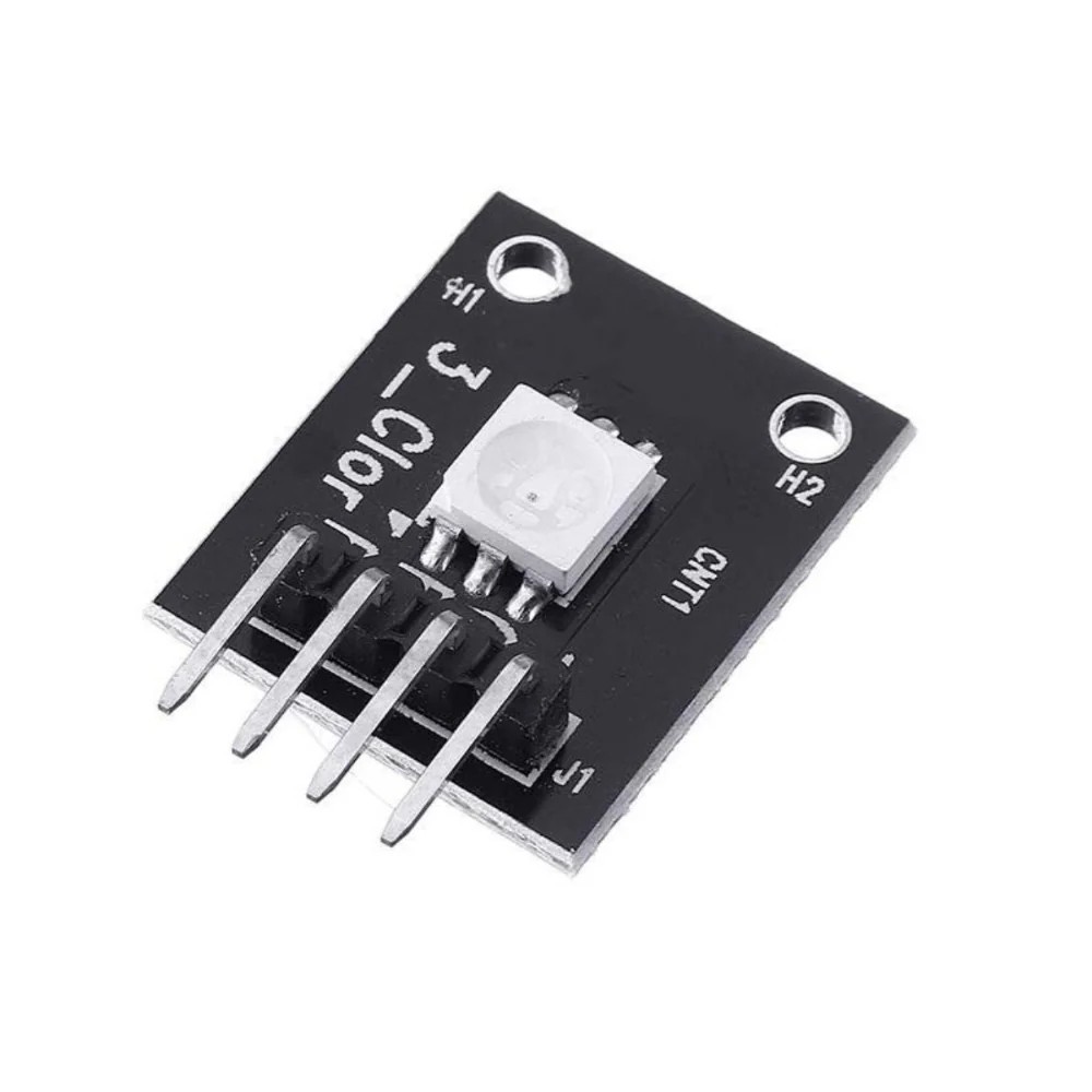 RGB LED module 5050 full color  โมดูลไฟ LED RGB มี/ไม่มี สายจั้มป์ 4 pin 10CM