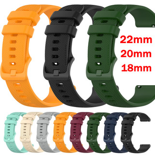 22 มม.20 18 มม.ซิลิโคนสําหรับผู้เบิกทาง Garmin 165 255 265 945 935 สําหรับ Garmin Vivoactive4 Vivomove Sport Band สร้อยข้อมือ