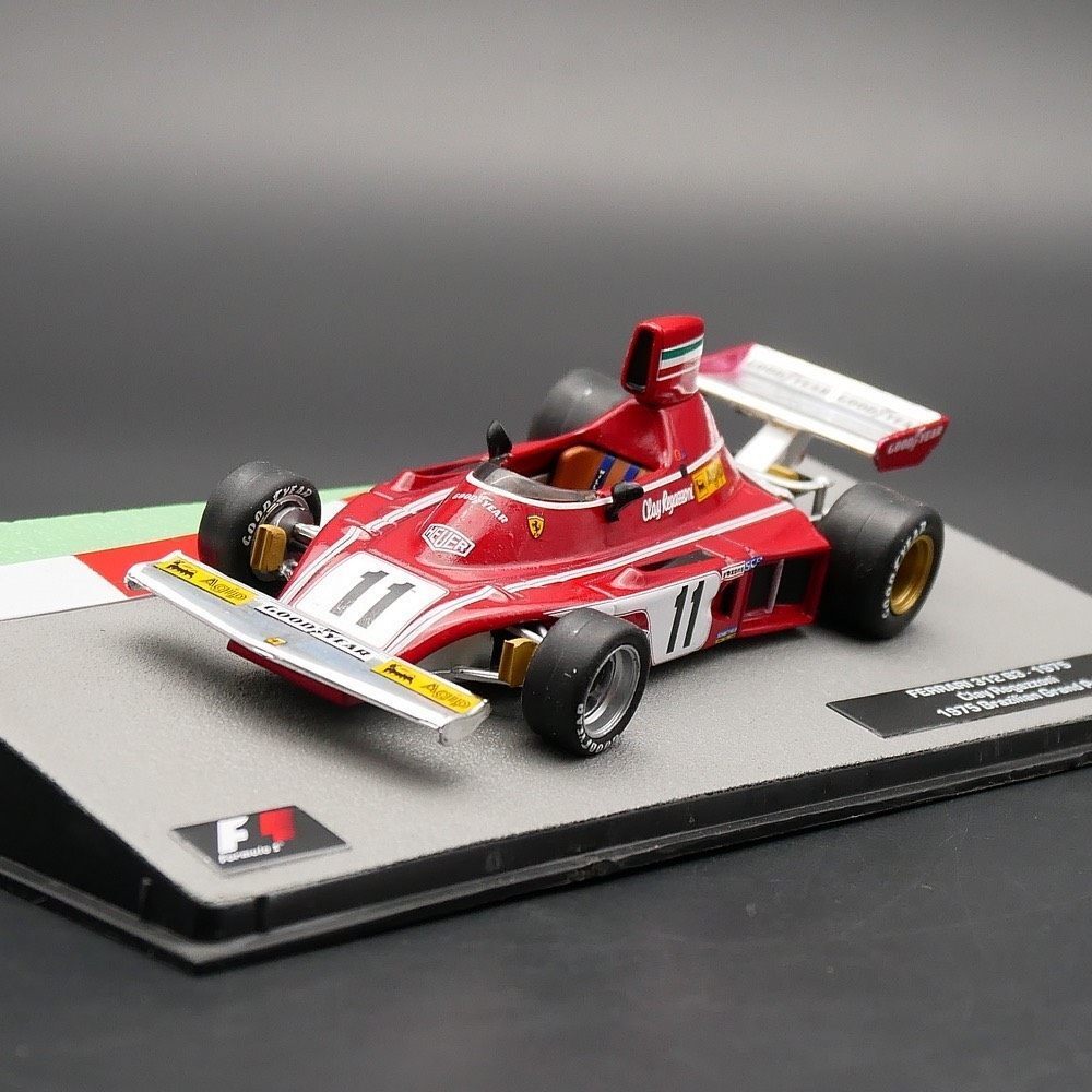 Ixo Ferrari Ferrari 312 B3 1975 Brazilian Grand Prix Brazilian Grand Prix 1/43 สี As Shot Base + กล่