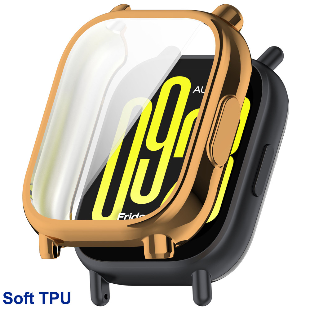 กระจกนิรภัย + PC สําหรับ Xiaomi Redmi นาฬิกา 5 Active/Lite Soft TPU ป้องกันหน้าจอนาฬิกาสําหรับ Redmi นาฬิกา 5 Lite ราคา ถูกที่สุด ดีลบีเคเค แกลเลอรีภาพที่ 9