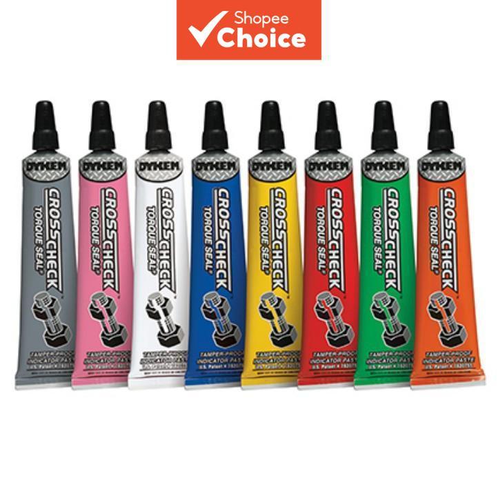 Lifestyle ขายร้อน EZIS-DYKEM Cross Check 83314-83321 Tamper ทนแรงบิดซีลเครื่องหมายวาง 1oz หลอด 1 Pc