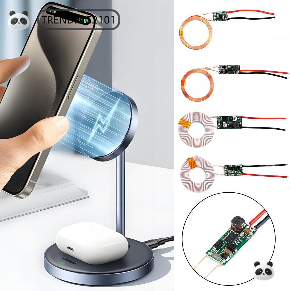 กําลังมาแรงแหล่งจ่ายไฟไร้สาย, 5V1A/5V2A ตัวรับสัญญาณโมดูลชาร์จไร้สาย,เครื่องส่งสัญญาณมืออาชีพ DIY Wi