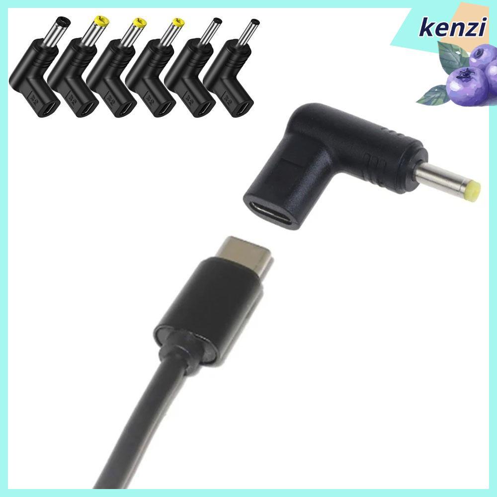 KENZI USB C PD to DC Power Connector, 5V 9V 12V Universal Type C to DC Jack Plug, อะแดปเตอร์ชาร์จสํา
