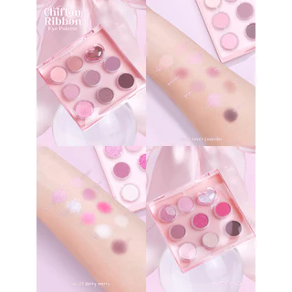 ♦️ของแท้·ส่งด่วน·ถูก♦️Meilinda Chiffon Ribbon Eye Palette #MC3135 เมลินดา ชิฟฟ่อน ริบบ้อน อาย พาเลทท์ x 1 ชิ้น dayse