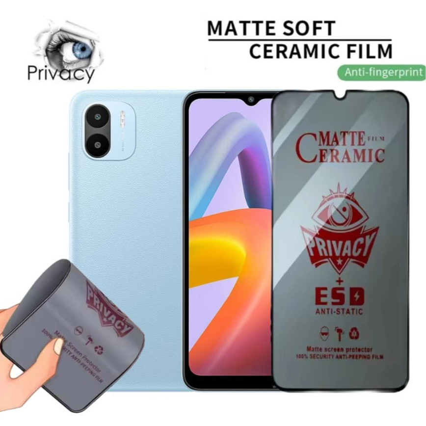 XIAOMI REDMI A1 / A2 Ceramic Matte Anti Spy No กระจกนิรภัย