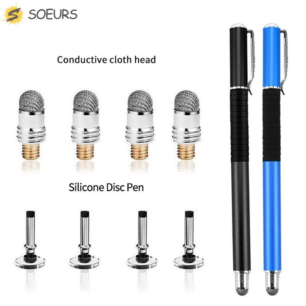 SOEURS ปากกาแท็บเล็ตเคล็ดลับ Universal Replacement Stylus Disc Tip แท็บเล็ต Stylus Head Touch Pen Ti