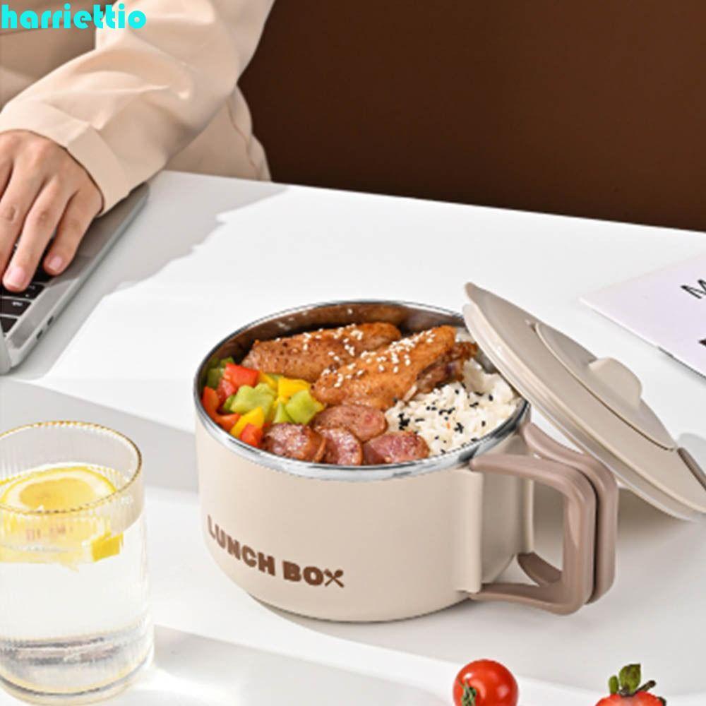 HARRIETTIO Noodles Ramen Bowl, กล่องข้าวพร้อมฝาปิด