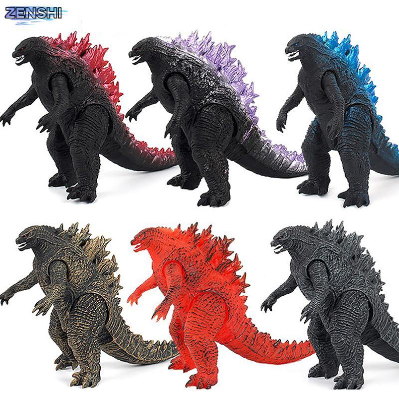 Zenshiaa Godzilla X Kong : ใหม่ Empire สีใหม่ Action อะนิเมะรูป Titan Godzilla 22 ซม.กาวนุ่มตุ๊กตามอนสเตอร์เครื่องประดับของเล่น