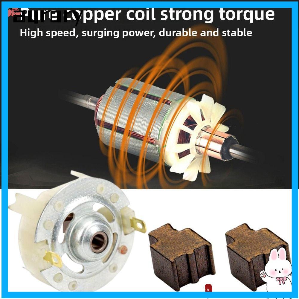 AURORY ที่ใส่แปรงคาร์บอน, มอเตอร์ไฟฟ้าลิเธียมพลาสติก 2 รูปแบบ, อุปกรณ์เสริม RS775 12-25V สว่านชาร์จ 