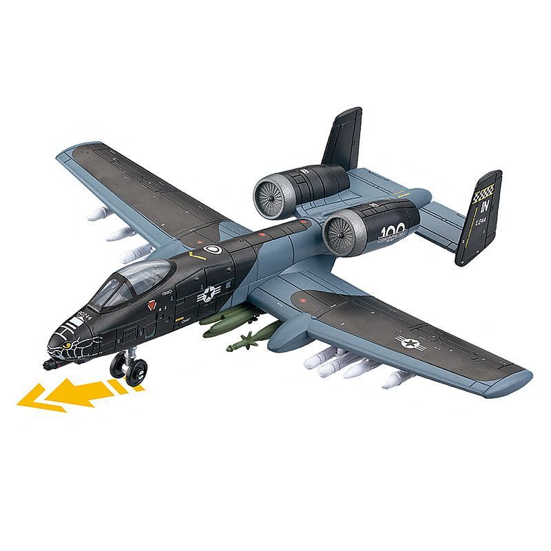 Xujia A10 Strike Aircraft Su 25 Fighter J-20 Su 57 เครื่องบินรุ่นทหารประกอบอาคารบล็อกของเล่นถัง