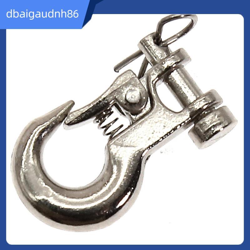 READY STOCKMetal 1/10 Winch Hook Recovery Hitch RC รถ Rock Crawler SCX10 TRX4 D90 YK6101 GS02F CC01 