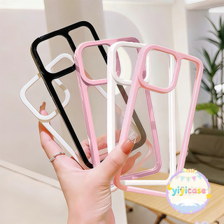 🛒YIYI🛒 โปร่งใสเคสมือถือสำหรับไอโฟน17 16 11 13 กรณีโทรศัพท์ TPU case for iPhone 16Pro Max 15PLUS 14promax 13 12 11