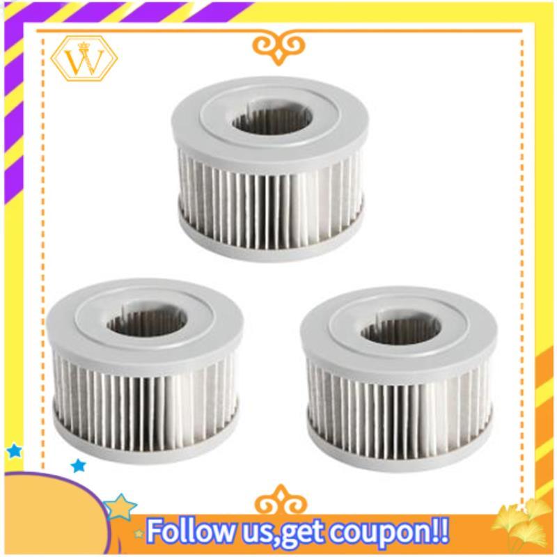 แผ่นกรอง HEPA 3 ชิ้นสําหรับ JV85/JV85 Pro/H9 PRO เครื่องดูดฝุ่นสีเทา