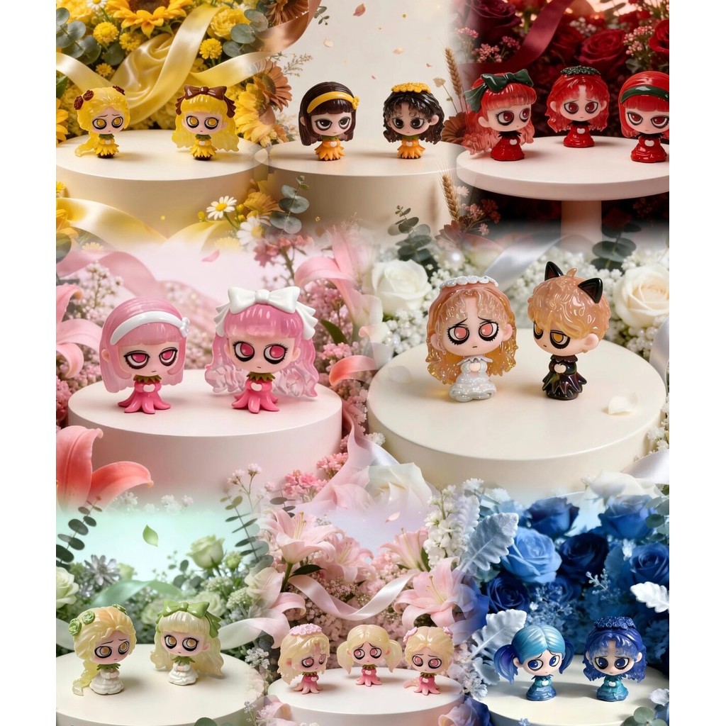 KIKI V3 Language of Flowers Series Mini Beans Pvc with Number50 ชิ้น