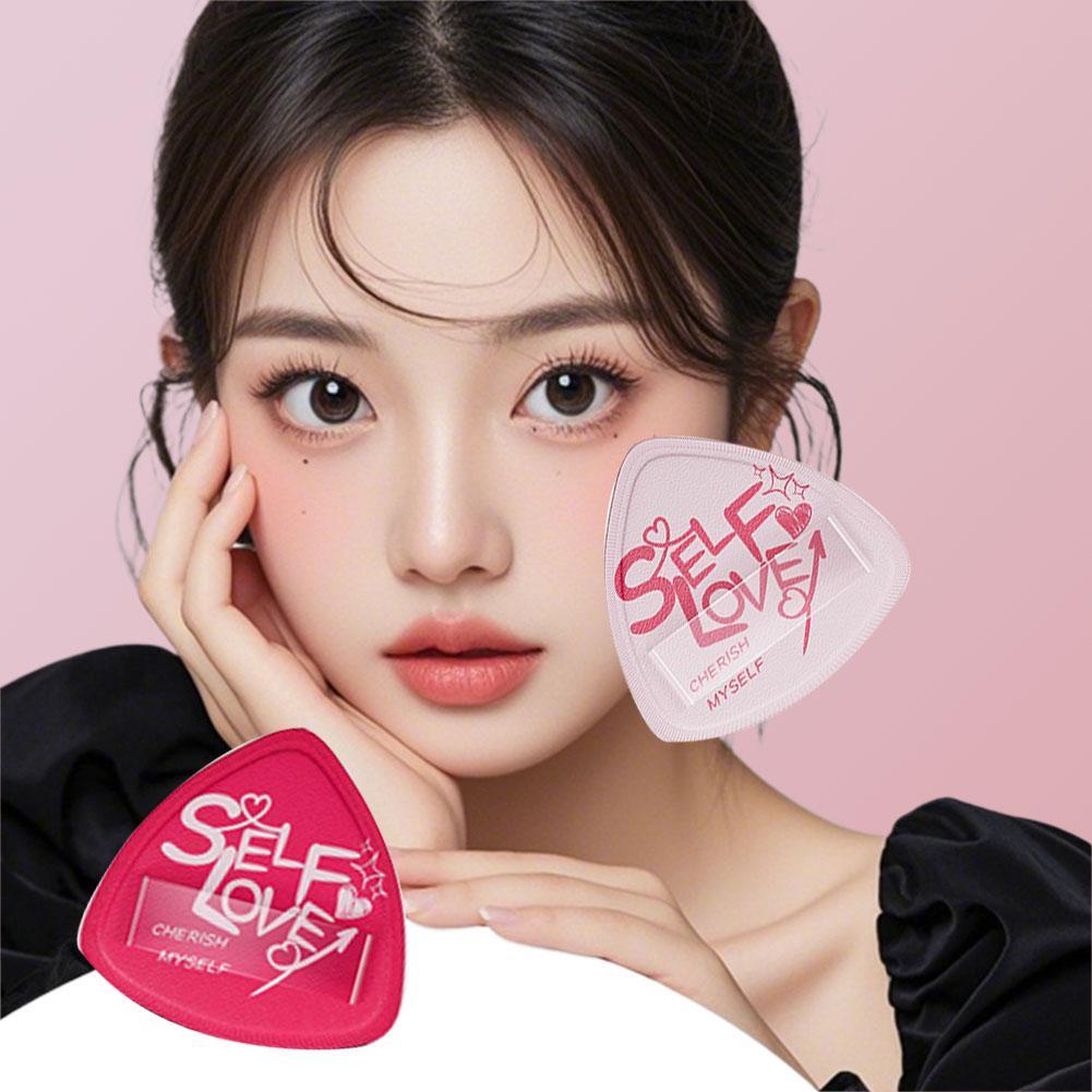 สามเหลี่ยมแต่งหน้าฟองน้ําพัฟนุ่มเปียกและแห้งเครื่องปั่นแต่งหน้าความงาม M9c1 ฟองน้ําฟองน้ํา K7j0