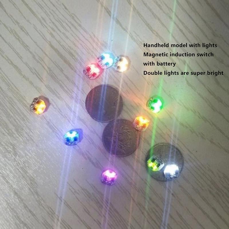 <Arichsing> 1 ชิ้น LED Magnetron Light Modeling Led Bright โคมไฟไร้สาย DIY ของเล่นรุ่นไฟเหนี่ยวนําแม่เหล็ก W ปุ่มแบตเตอรี่ + แม่เหล็กลดราคา