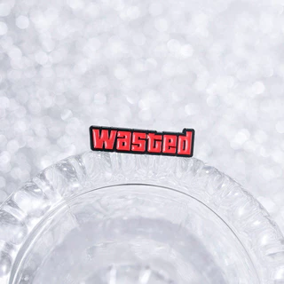 GTA Wasted Pin Badge สัญลักษณ์คลาสสิกสำหรับสะสมและสวมใส่