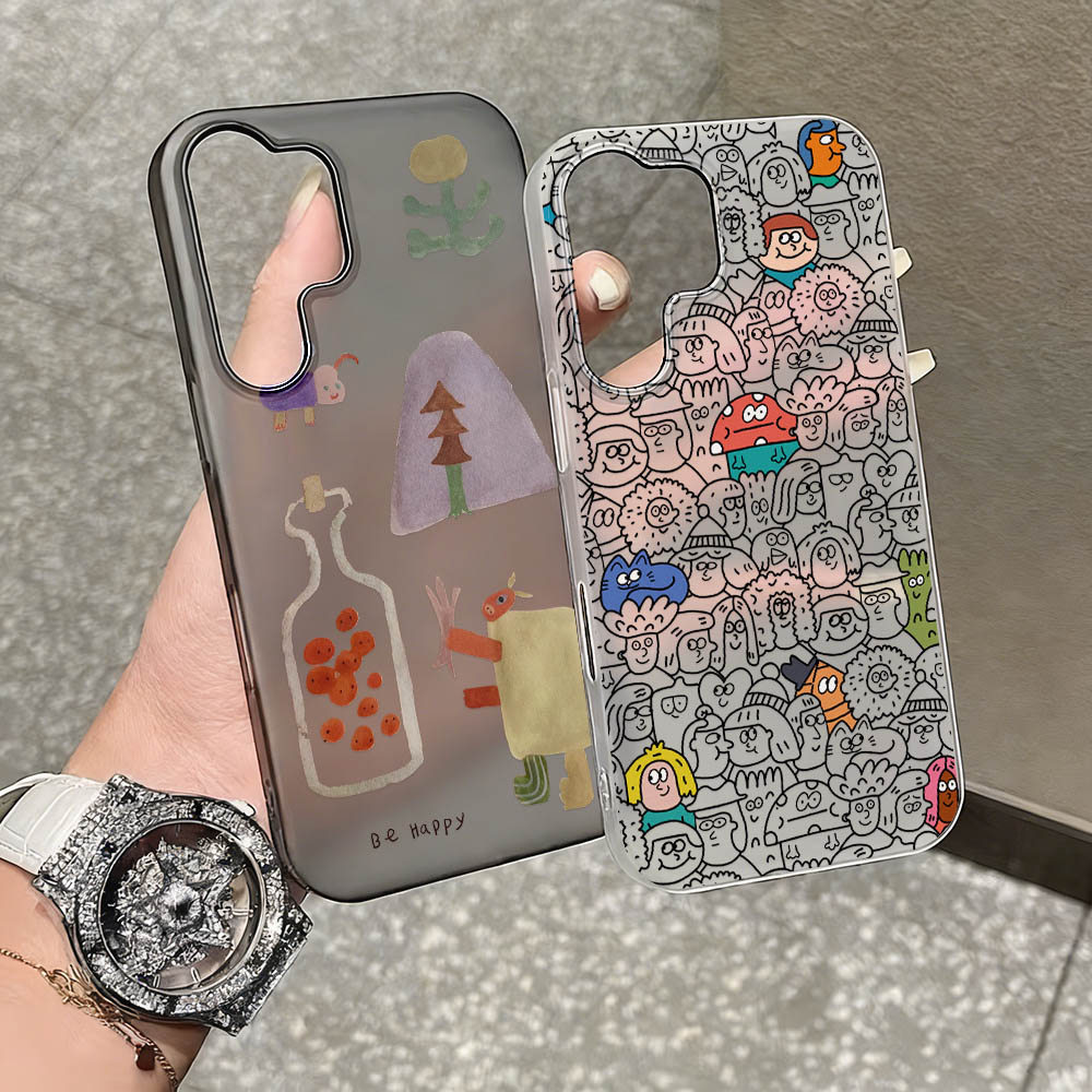 เคสโทรศัพท์ for Samsung A56 A55 A07 A35 A05S A16 A57 A54 A15 A36 A17 S24 S25 S26 Ultra A34 A53 A26 A27 A37 น้ำค้างแข็ง