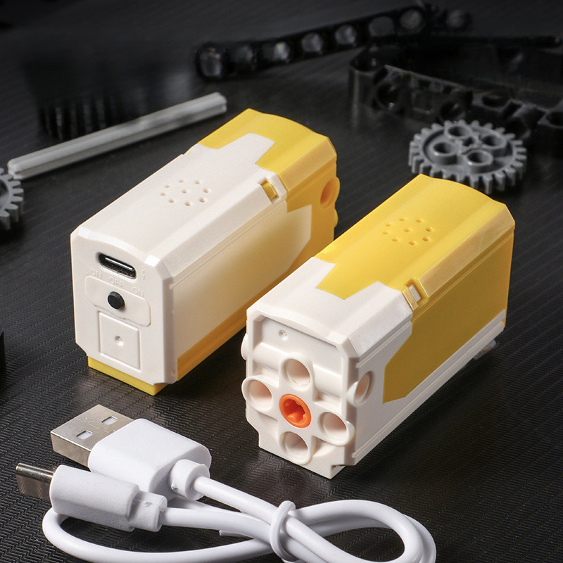 ชุดมอเตอร์ไฟฟ้า 8883 ML ชาร์จได้ เข้ากันได้ ตัวต่อ 9686 MOC เทคโนโลยี รองรับ APP ของเล่นวิทยาศาสตร์