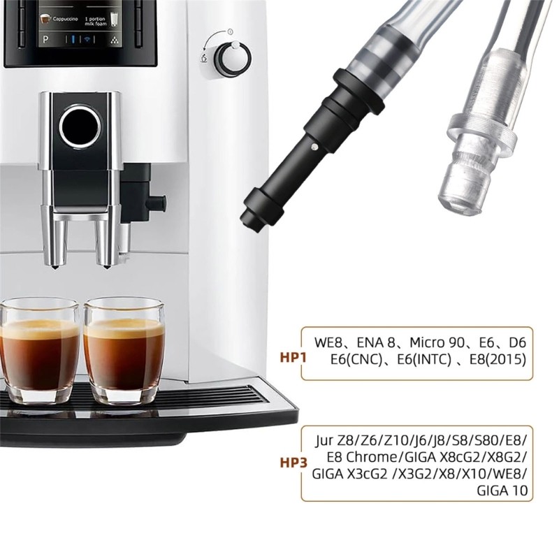 SUIT Robot เครื่องชงกาแฟหลอดนมและ Frother สิ่งที่แนบมากับแปรงทําความสะอาดซิลิโคนนมท่อเปลี่ยน Endurin