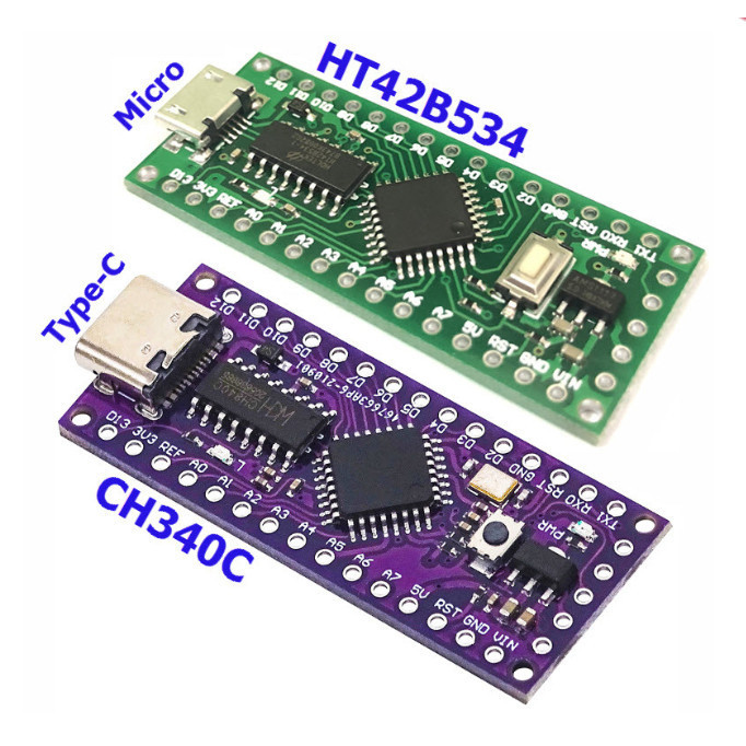 LGT8F328P (ADC 12bit [8ch] / DAC 8bit [1ch] 30 I/O) Compatible Arduino nano 3.0