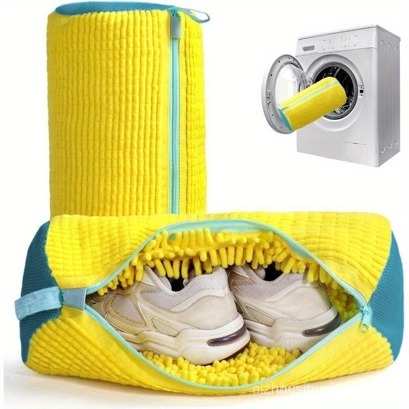 Washing Machine Shoe Bag, 1pc Durable Zipper Shoe Laundry Bag, Shoe Storage Bag, Laundry Tools & Acc