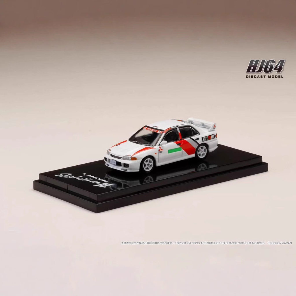 [คลังสินค้าพร้อม] 1: 64 HobbyJapan Mitsubishi EVO รุ่นที่ 3 WRC Rally Coating Car Model Collection B