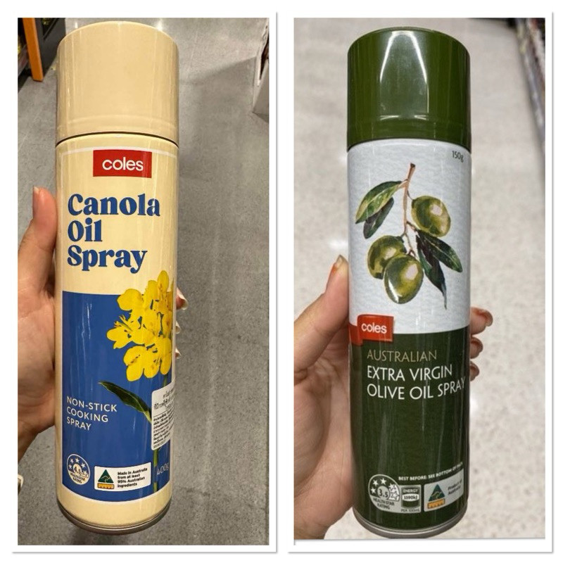 Canola Oil Spray (Coles Brand) 400 G. คาโนล่า ออยส์ สเปรย์