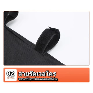 กระสอบทรายเต็นท์ กระสอบทรายกันลม ถุงทรายถ่วงน้ําหนัก พร้อมที่จับ ทนทาน สีดํา สําหรับตั้งเต็นท์ สําหรับตั้งแคมป์ 1/4 ชิ้น