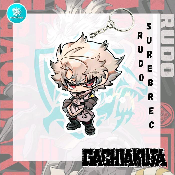 พวงกุญแจอนิเมะอะคริลิค Gachiakuta - Rudo, Zanka, Riyou, Enjin, Amo Ganci Anime Akrik - Rudo Surebrec