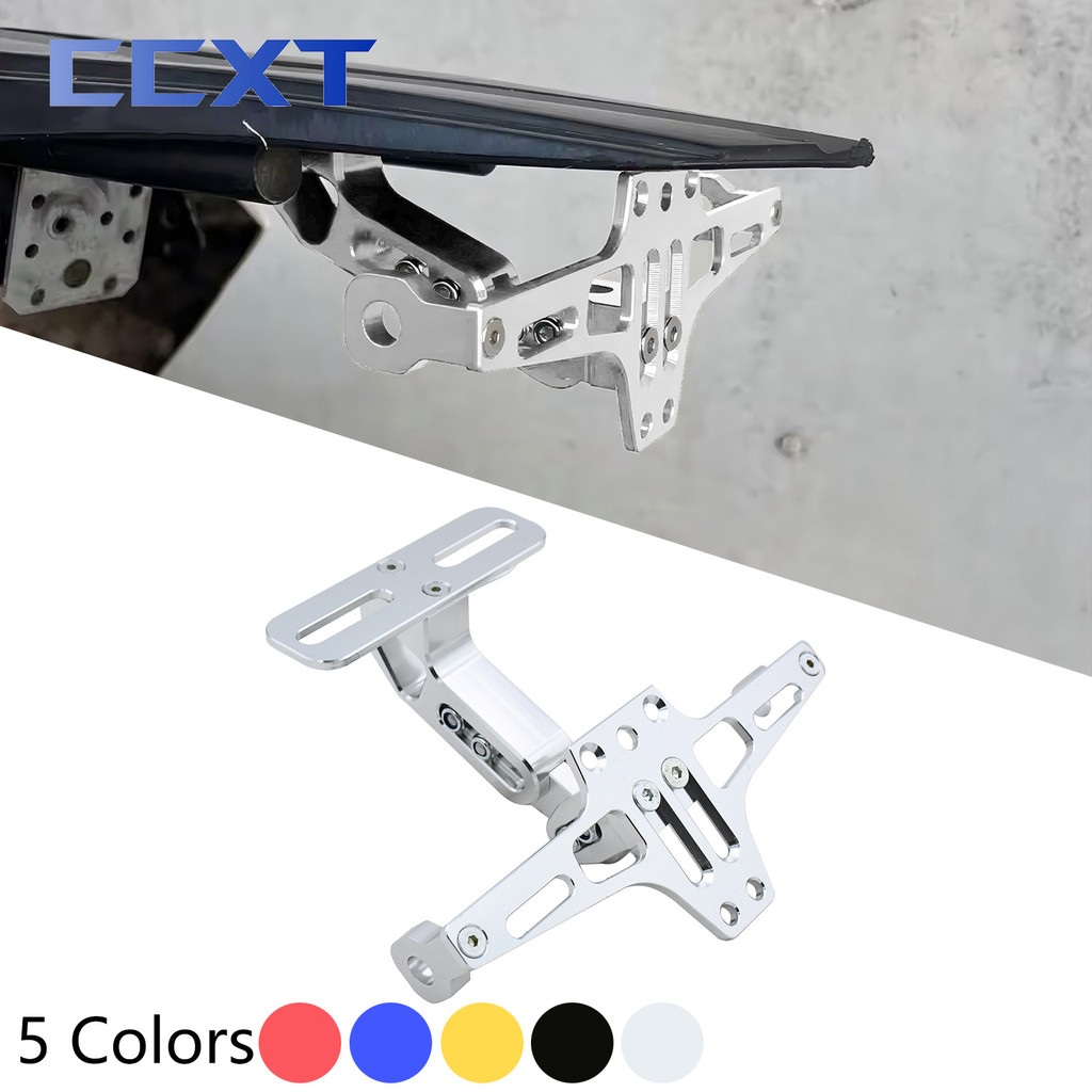 CC รถจักรยานยนต์ CNC ผู้ถือแผ่นป้ายทะเบียน Universal จํานวนแผ่นสําหรับ Yamaha MT07 MT09 MT10 สําหรับ