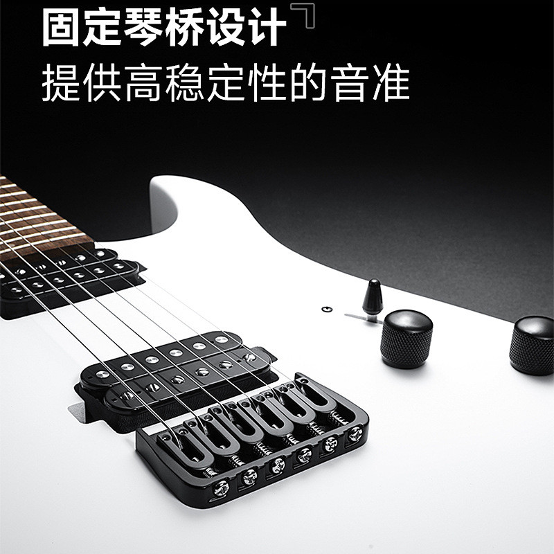 Donner DMT100 Donner ชุดกีตาร์ไฟฟ้า Professional Grade ST Single Rock Series Rock Introductory เริ่ม