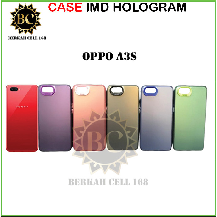 CASE PLATE IMD HOLOGRAM OPPO A37 NEO 9 A3S C1 C2 A1K F11 F5 F1S A59 RENO 6 4G 4 A71 A39 A57 2017 F7 