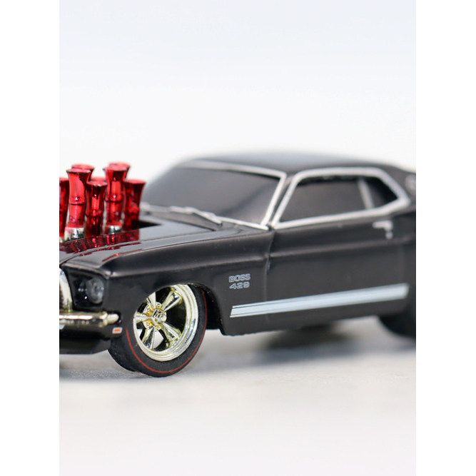 [โมเดลรถ] M2 1/64 รถโลหะผสม 1969 Ford Mustang Boss 429 Ford t Mustang Muscle Car Model