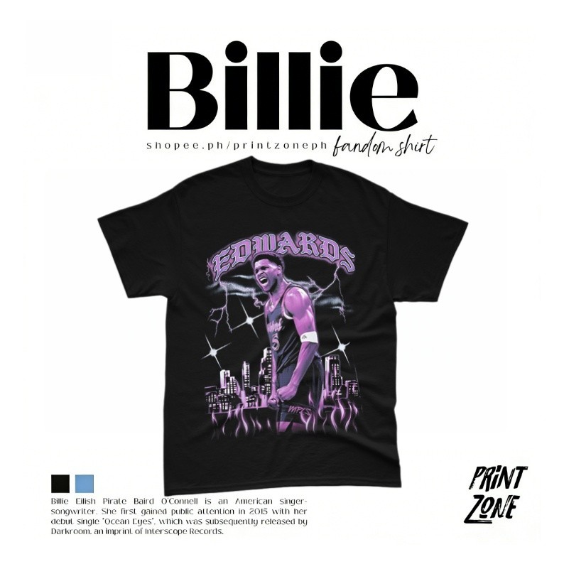 เสื้อยืดสไตล์วินเทจ NBA City Edition Player "EDWARDS, JALEN, WEMBY, SHAI, MORANT" ที่ได้แรงบันดาลใจจ