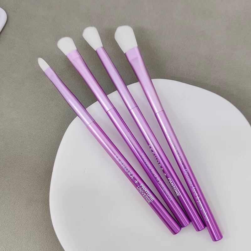 Sephora+Panton Color Cooperation Limited Edition แปรงแต่งหน้าแปรงอายแชโดว์แปรงรอยเปื้อนแปรงลิปนุ่มพิ