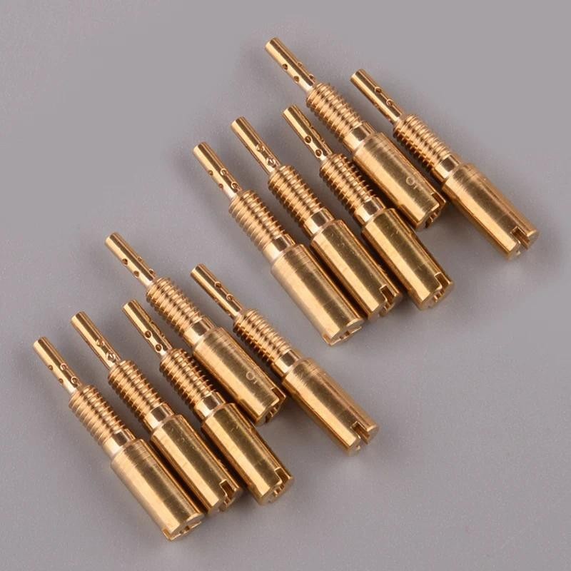 VM26-672U 10 ชิ้นรถจักรยานยนต์คาร์บูเรเตอร์นักบินช้า Jet ชุด VM22-3847 Fit สําหรับ Mikuni Carb Racin