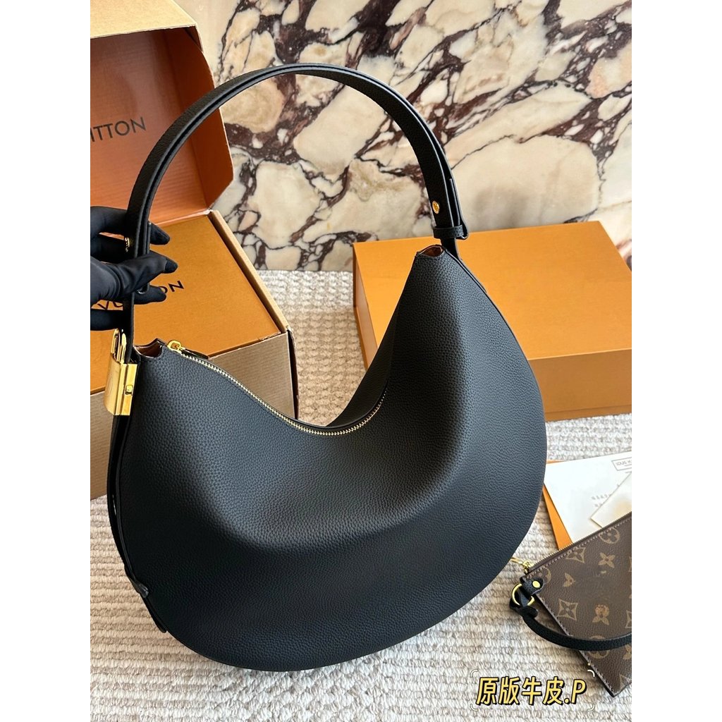 Cowhide Single Armpit Support lowkey Shoulder Bag