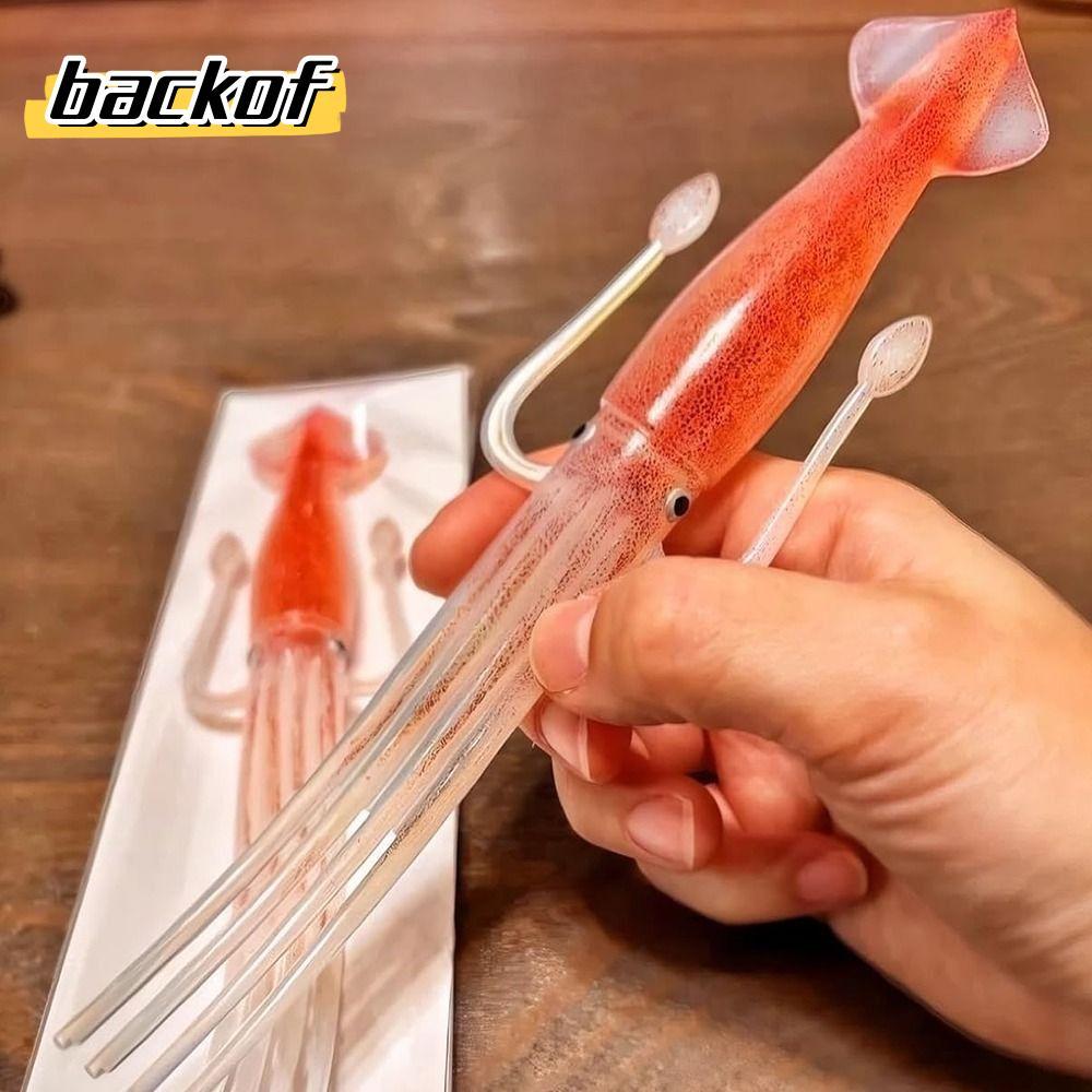 BACKOF Octopus Noodle Fork, Portable Heat-Resistant Food Picks, Funny Cooking Tools 3-in-1 Squid-Sha