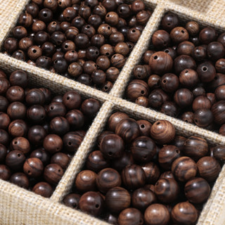 St. kunkka 10-50 ชิ้นลูกปัดไม้ลูกปัดไม้จันทน์สีเขียวธรรมชาติ…