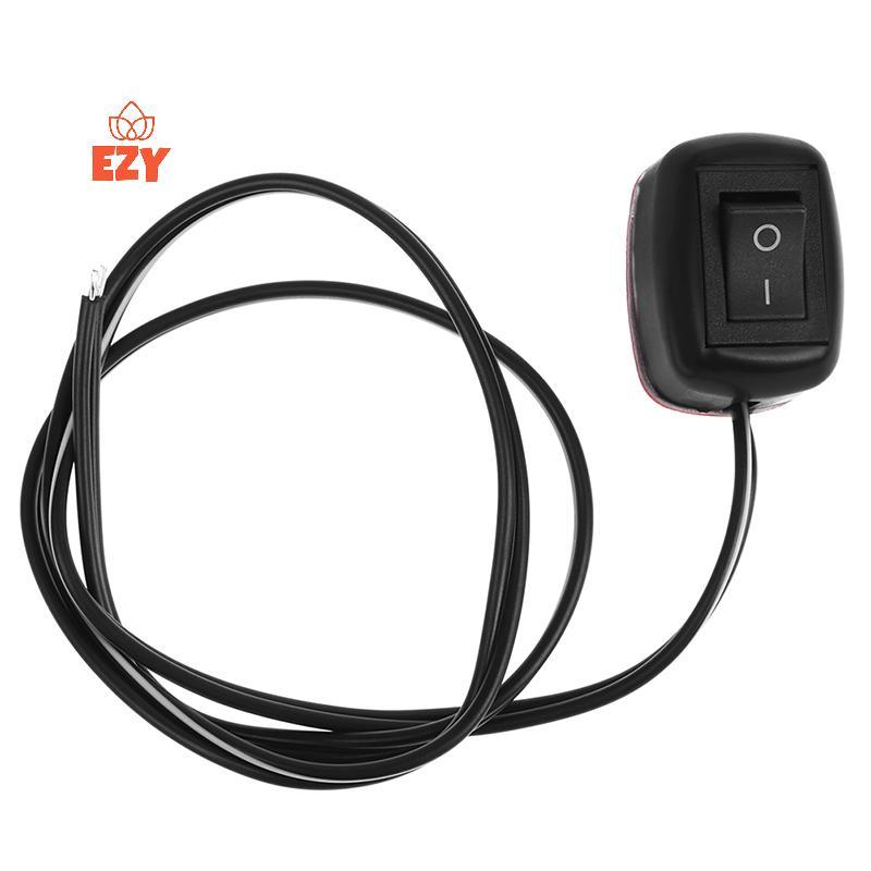EZY DC 12V Universal Car Switch Paste Type Toggle Switch พร้อมสาย 60 ซม.สําหรับไฟตัดหมอก, DRL, LED L
