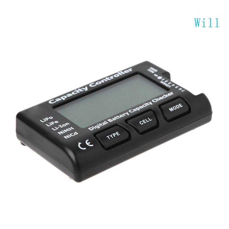 จะ RC CellMeter-7 เครื่องตรวจสอบความจุดิจิตอลสําหรับ Nicd NiMH LiPo LiFe Li-ion