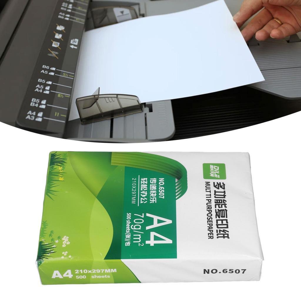 Romanticshop A4 Copy Paper Wood White Draf Draft Pulp Papers แผ่นการพิมพ์ Single Pack Freezer